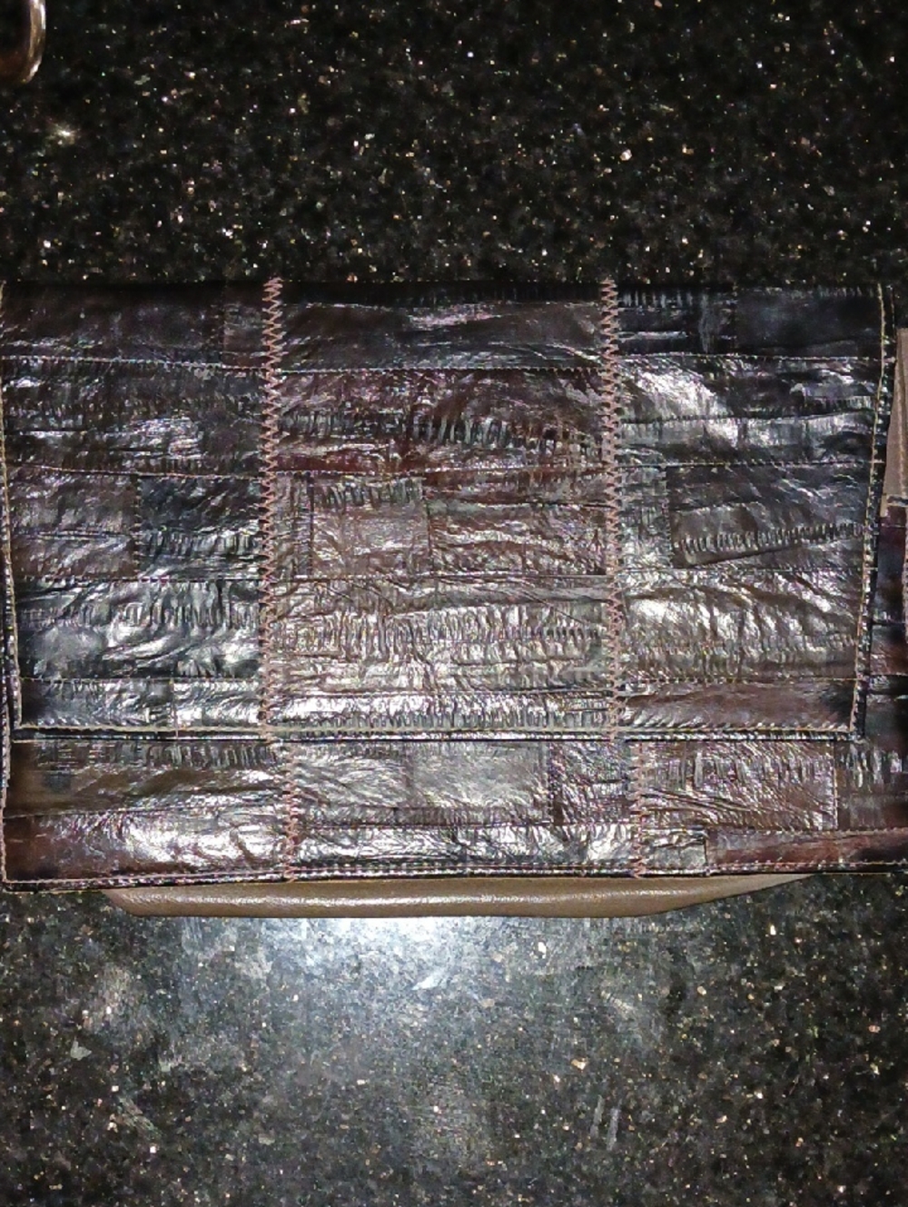 Eelskin Leather Clutch